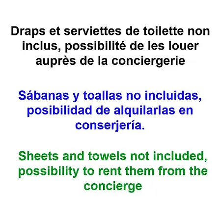 Daire Arbesquens 11, T3, Wifi, Parking, Balcon